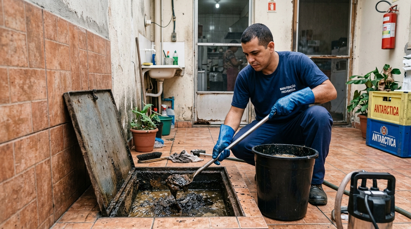 Limpeza de Caixa de Gordura perto de mim em Salvador‑BA